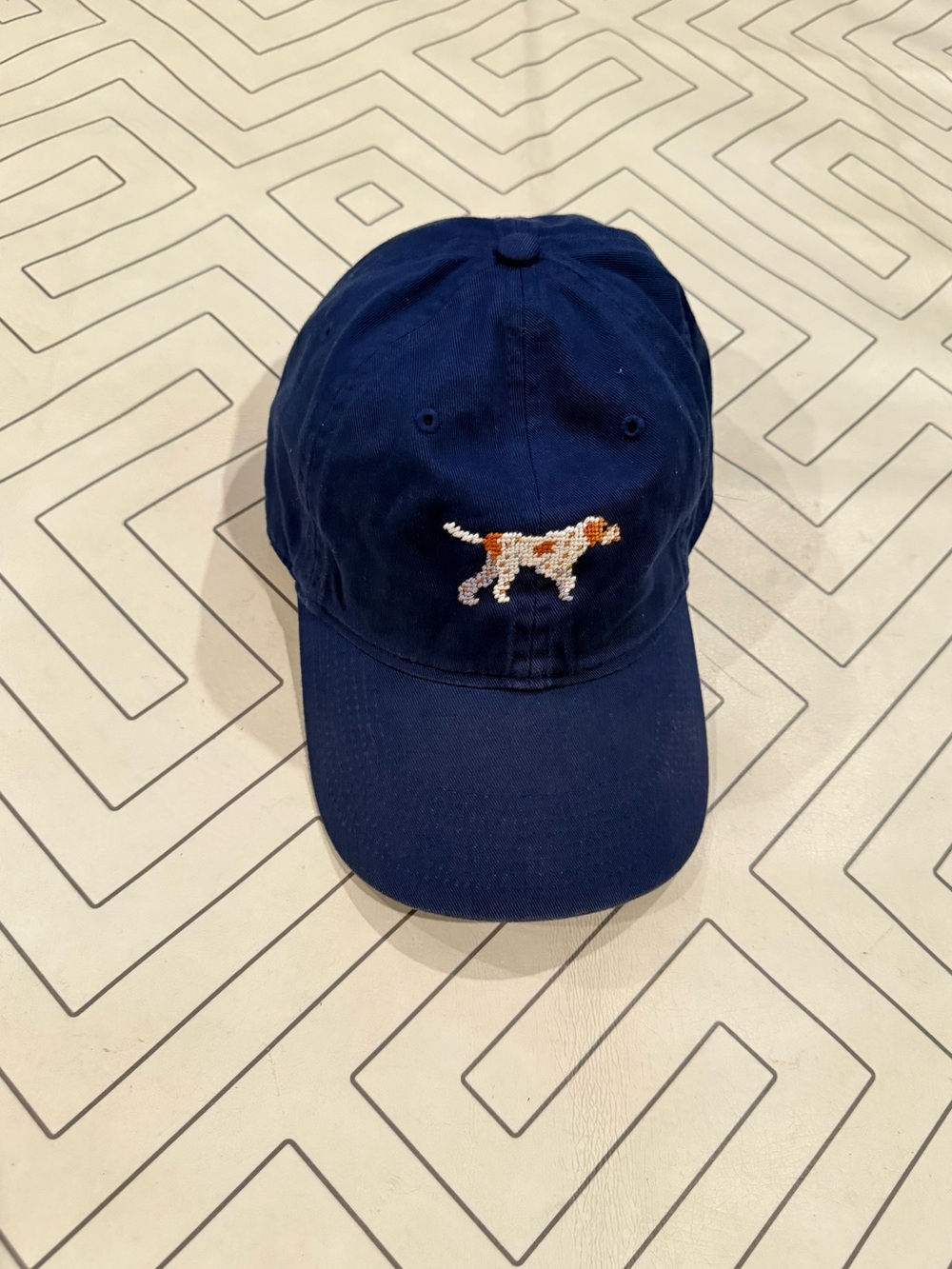 Smathers & Branson Pointer Needlepoint Hat